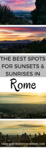 The Best Spots for Sunsets & Sunrises in Rome
