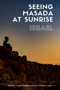 Masada Sunrise in Israel