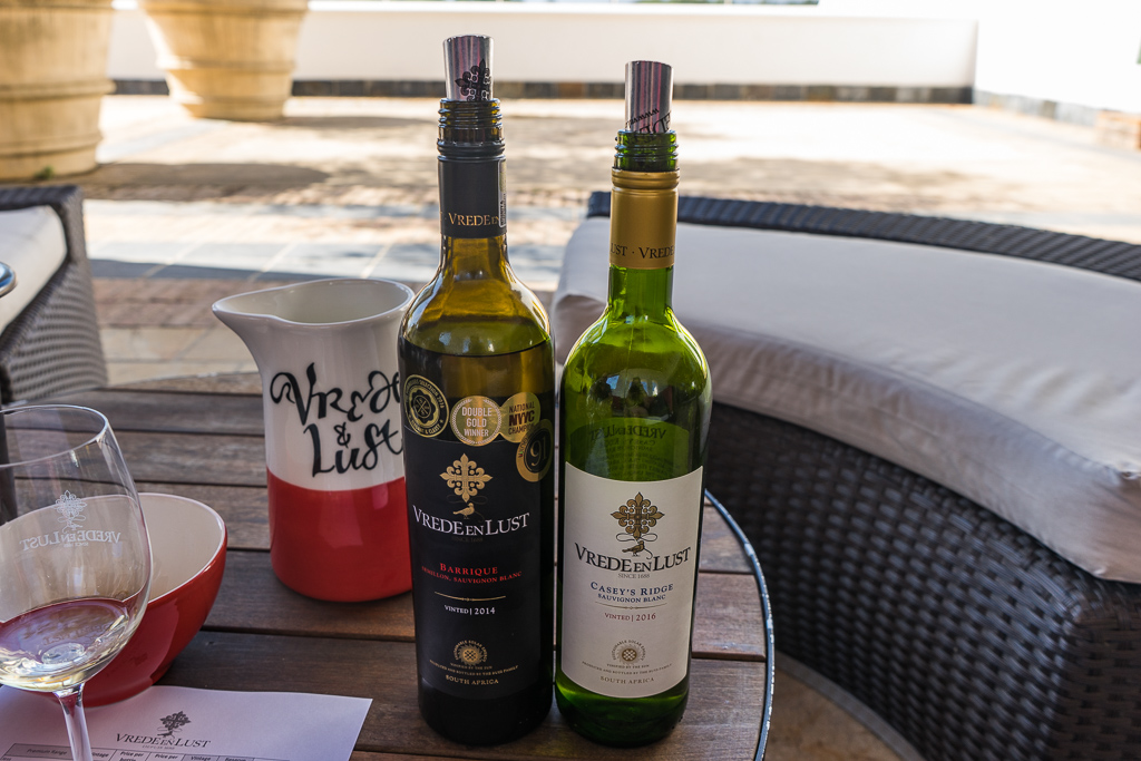 Wine tasting at Vrede en Lust in Franschhoek