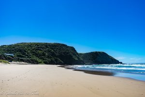 The beach in Coffee Bay, South Africa