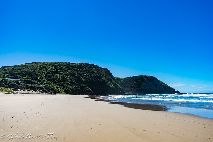The beach in Coffee Bay, South Africa
