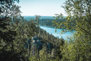 Hiking Karhunkierros Trail, Finland