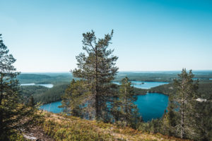 Hiking Karhunkierros Trail, Finland