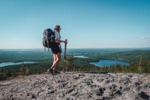 Hiking Karhunkierros Trail, Finland