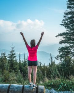 Hiking up to Lysá Hora