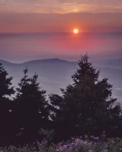 Sunset at Lysá Hora
