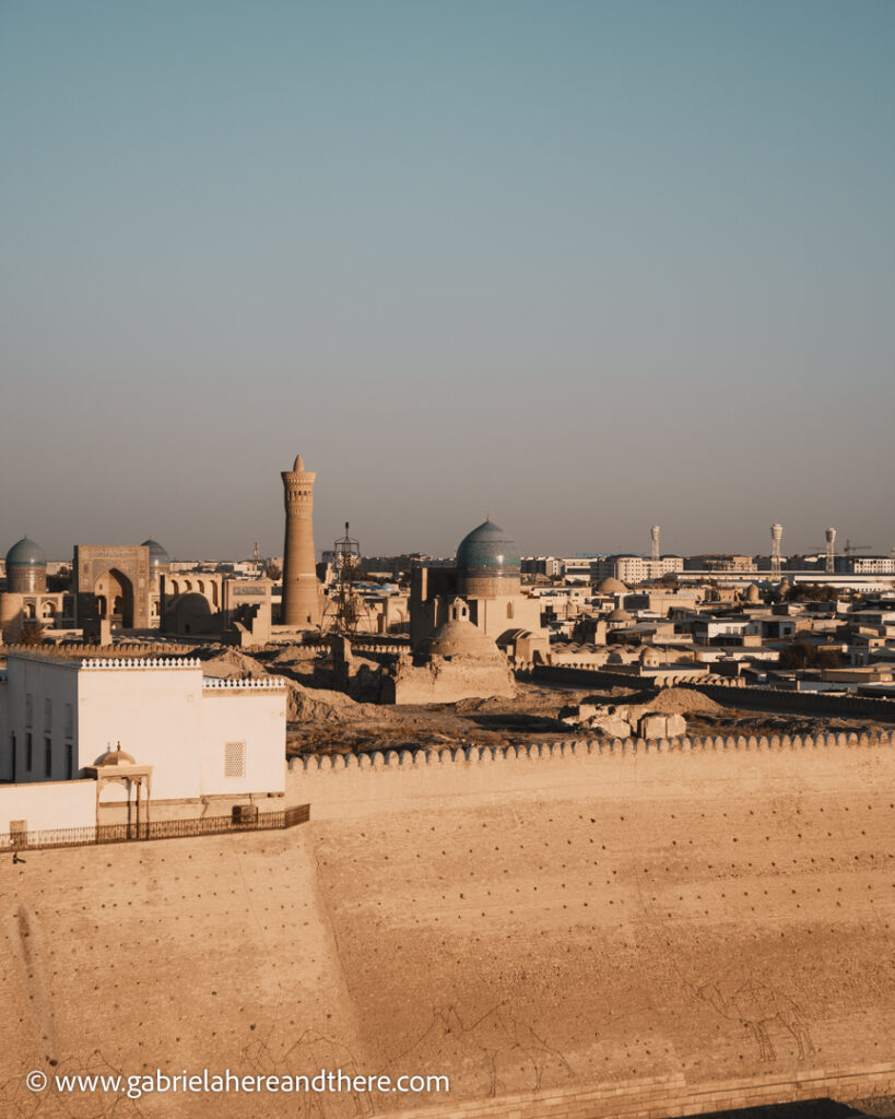 The views from Bukhara Tower, Uzbekistan