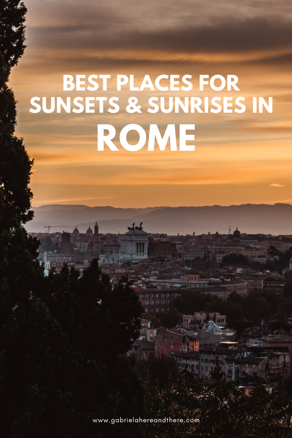 Best Places for Sunsets & Sunrises in Rome
