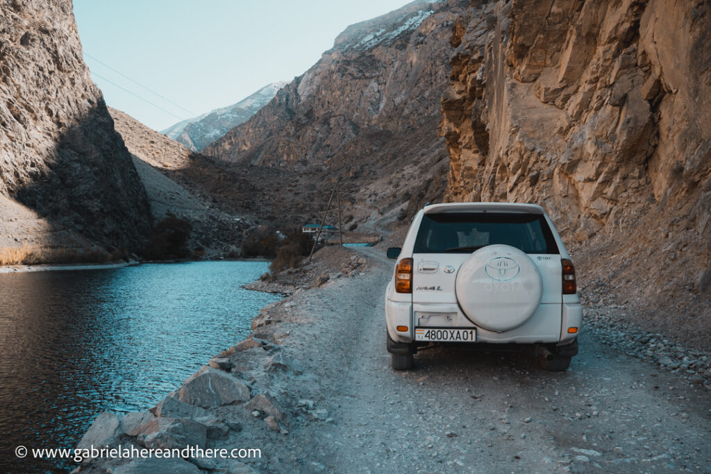 Driving to the Seven Lakes, Tajikistan 