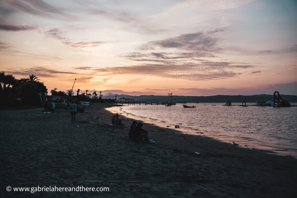 Sunset in Paracas, Peru