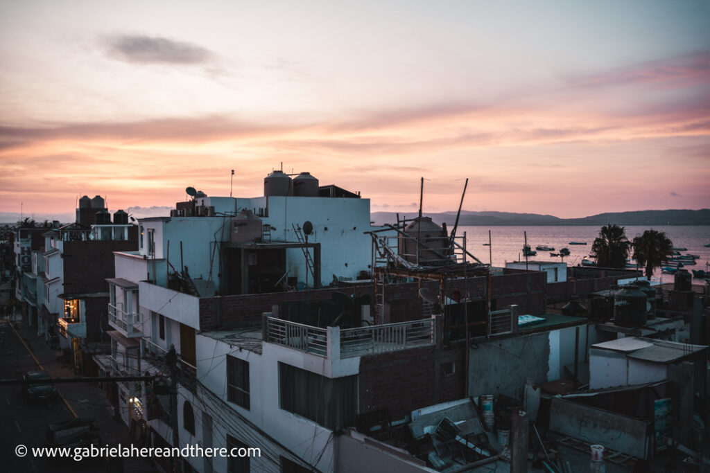 Sunset in Paracas, Peru
