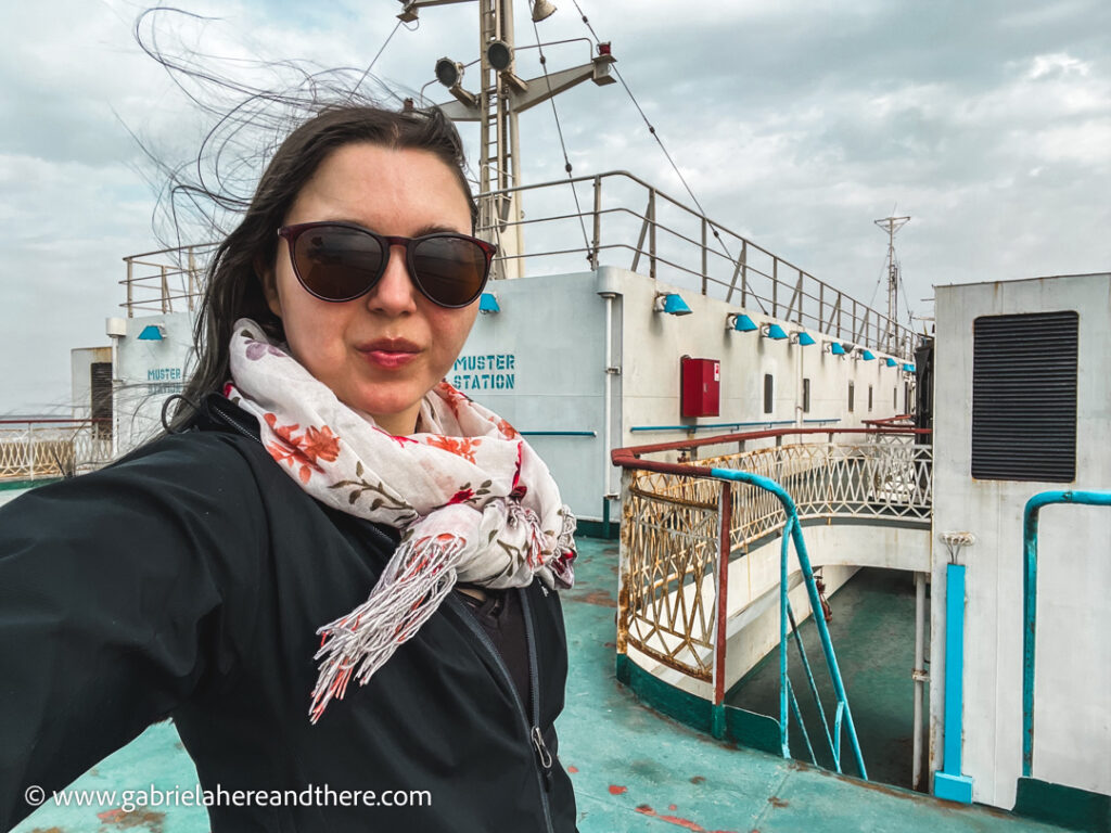 Taking a cargo ship from Azerbaijan to Turkmenistan as a solo female traveler