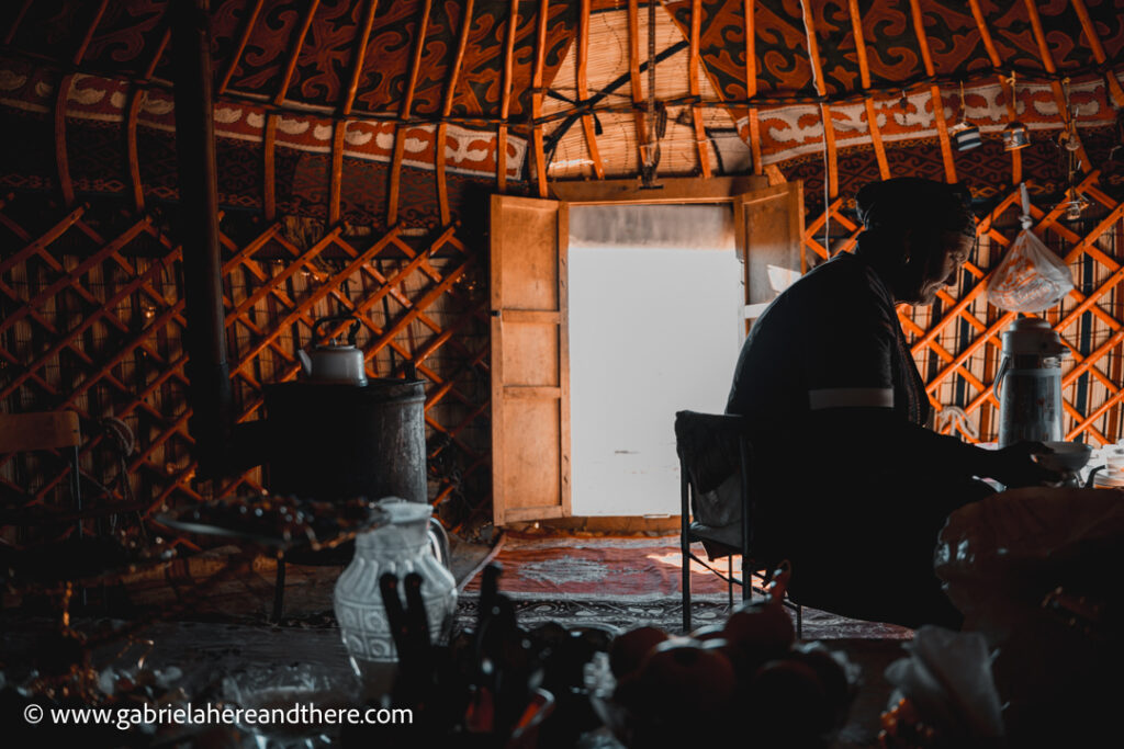 Yurt camp at Song Kul, Kyrgyzstan