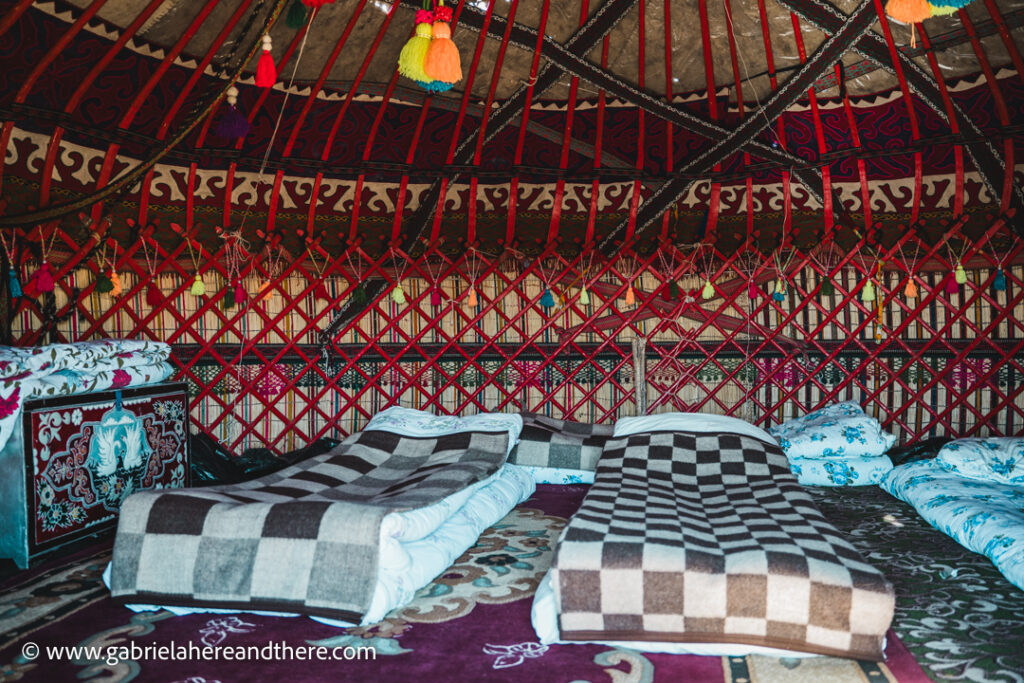 Yurt camp at Song Kul, Kyrgyzstan
